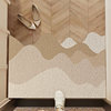 Punibon entrance door wire circle floor mat can be cut