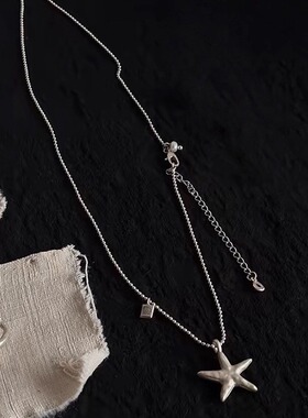 奶酪cheese「海星项链」喷砂哑光 超多细节 简约小众锁骨项链女