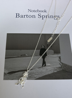 梦幻芭蕾舞鞋纯银项链