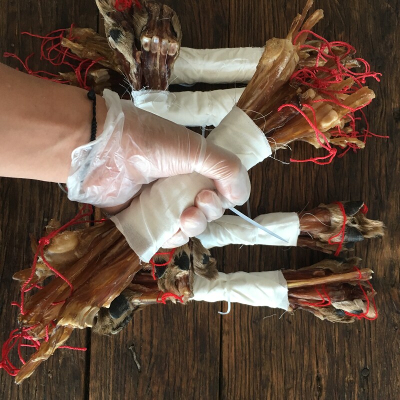 鹿灵子鹿筋干纯正鹿蹄筋可搭鹿茸 禹图鹿灵子鹿制膏/鹿制品