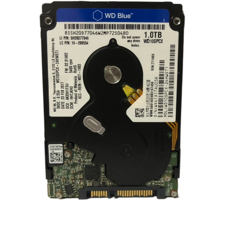 WD/西部数据1T笔记本硬盘WD10SPCX垂直2.5寸SATA3电脑机械蓝盘1TB - 图3