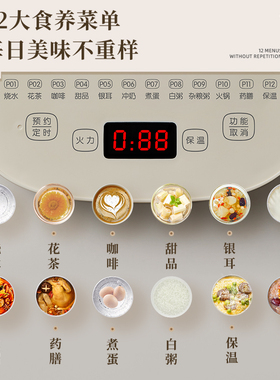 小熊养生壶新款家用多功能煮茶花茶器全自动炖煮一体办公室烧水壶