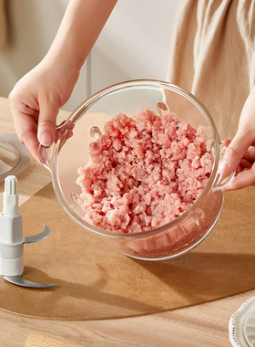 小熊多功能绞肉机家用小型