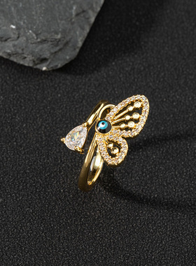 欧美油滴环恶眼覆古开尾