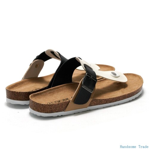 Men Flipflop Cork Slippers男拖鞋情侣Man slides Beach Sandals - 图2