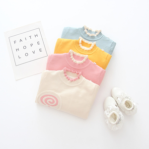 女童加绒加厚毛衣