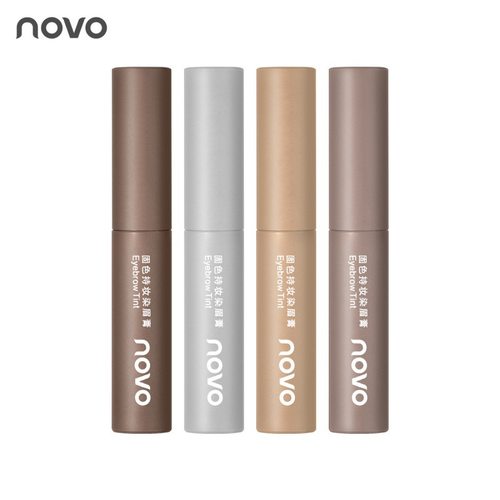 NOVO固色持妆染眉膏防水防汗不掉色不晕染立体自然根根分明野生眉 - 图3