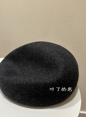 出口日本订单 无印款女帽羊毛贝雷帽画家帽时尚秋冬复古高级感女