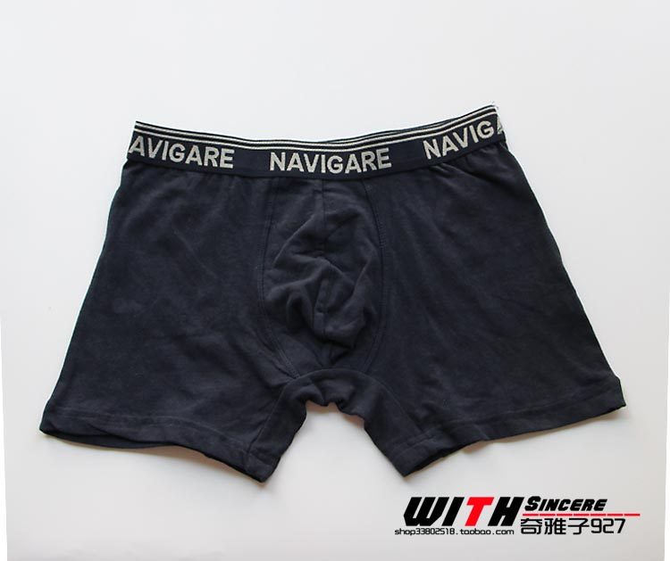 外贸出口意大利男士纯棉平角内裤大码纯色男人四角裤头中腰黑白色,淘宝优惠券,粉丝福利购,淘宝优惠卷