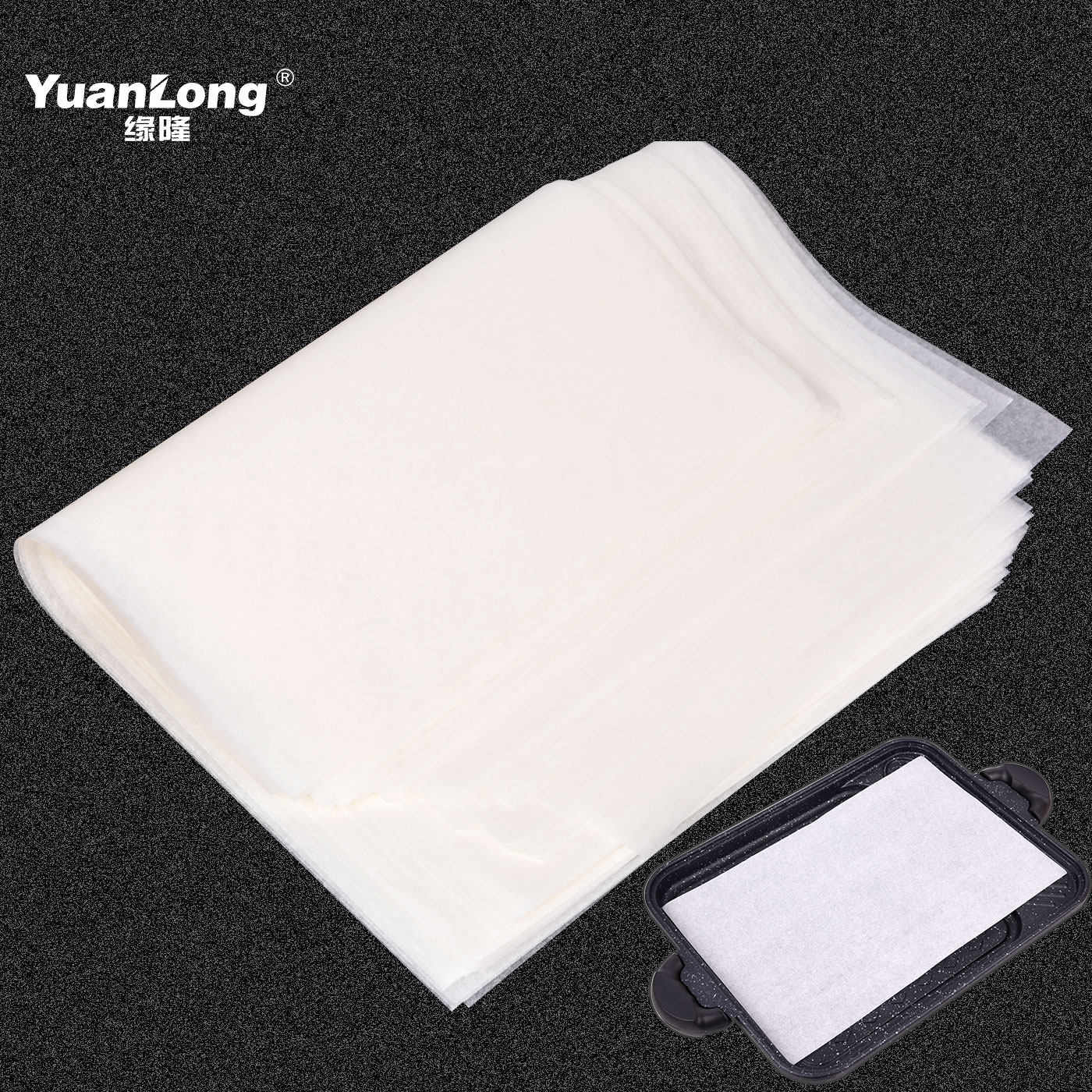 韩式烧烤纸圆形吸油纸烤箱纸圆盘纸烘烤纸烤肉店用长方形烤肉纸