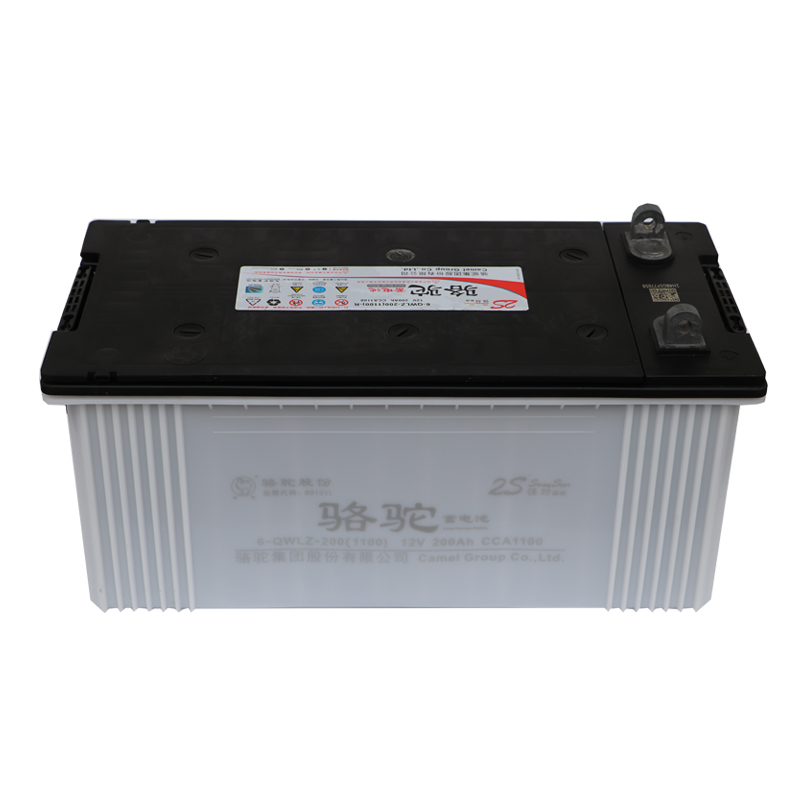 骆驼蓄电池6-QWLZ-200 / 12V200AH CCA1100A汽车启动 发电机电瓶 - 图1