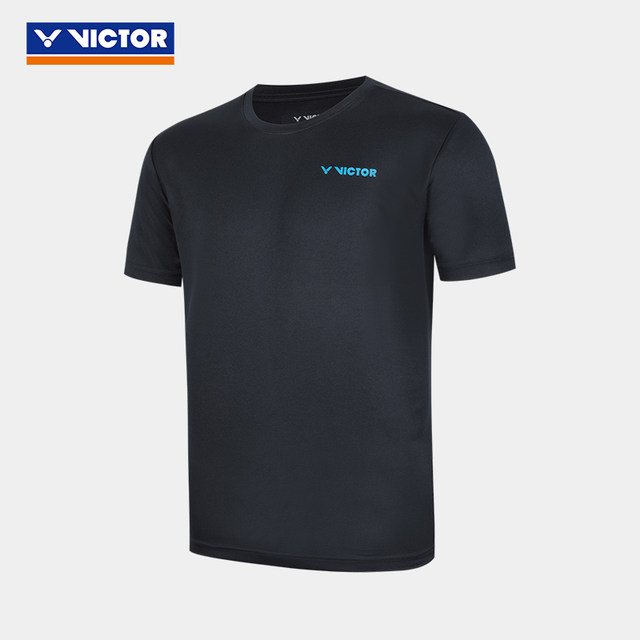 VICTOR Victory Victor badminton uniform for men and women, sports casual and comfortable knitted short-sleeved T-shirt T-55010