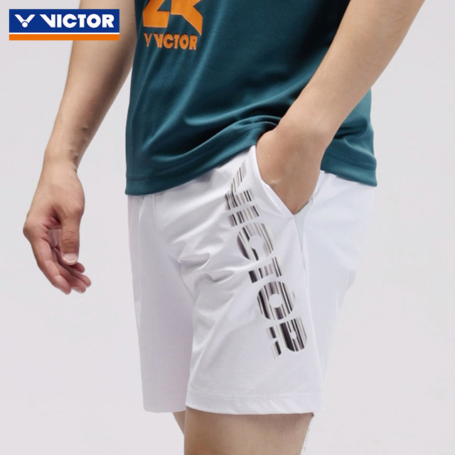 Victor Victor Victor Badminton Sports Training Knitted Shorts Men and Women Easy to Dry Breathable R-50207