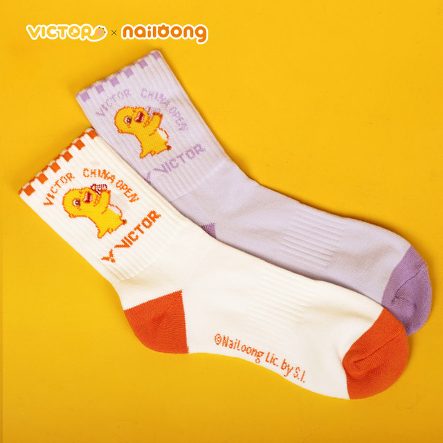 VICTOR Victor Victor Sports Socks China Open Milk Dragon Joint Series Men's and Women's Socks SKCO2511