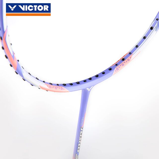 VICTOR Victor Victor Sakura Knife Badminton Racket Carbon Fiber Speed ​​Extreme Speed ​​JS-12F Super Light Female Shot