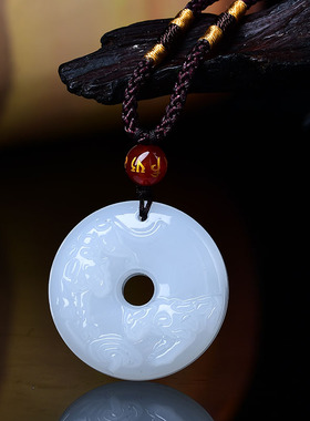 祥安灵阁犬来显达吊坠属兔2026年和田玉吉祥物男女生肖兔佩戴挂件