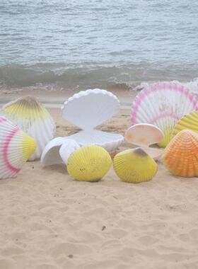 仿真海洋系列海星海草海龟蛋贝壳海螺玻璃钢户外公园雕塑装饰摆件