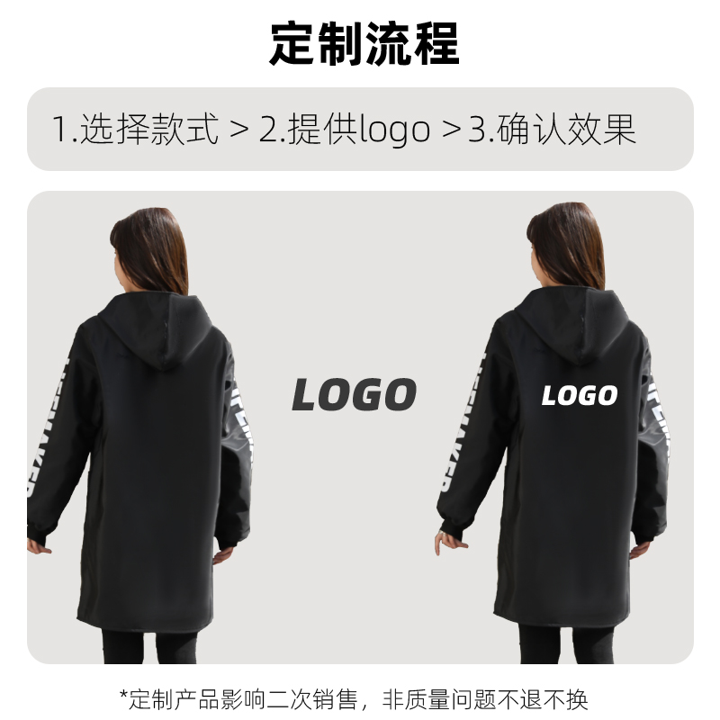 加绒罩衣外套女冬季防风保暖外穿工作服家用厨房做饭防水围裙成人