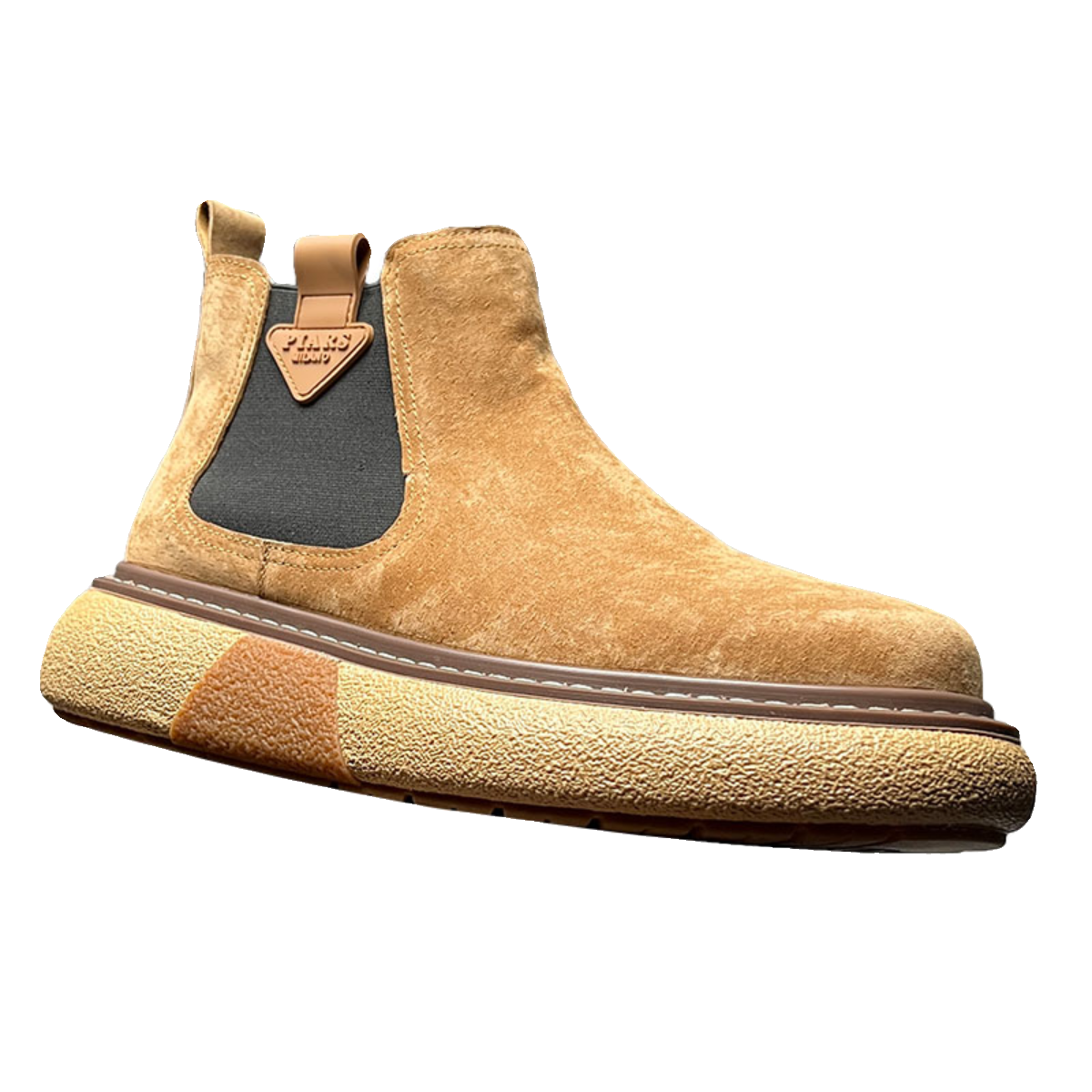 切尔西靴男高帮真皮秋冬新款加绒厚底套筒一脚蹬休闲百搭复古男鞋,淘宝优惠券,粉丝福利购,淘宝优惠卷