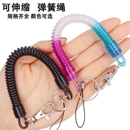 手机防丢绳塑胶弹簧玩具配件塑胶弹簧绳塑料弹簧 - 图1