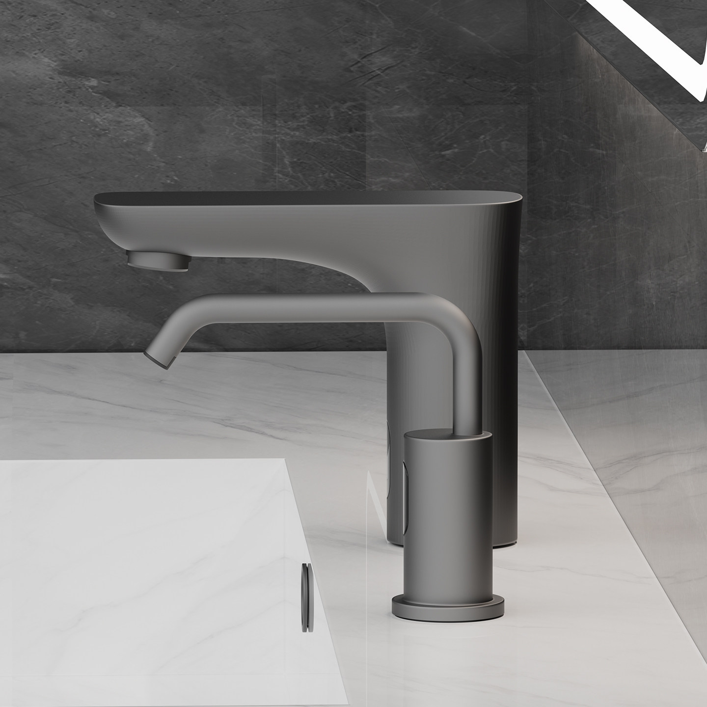 枪灰洗手池台面水龙头式感应皂液器卫生间台盆自动泡沫洗手液机器,淘宝优惠券,粉丝福利购,淘宝优惠卷