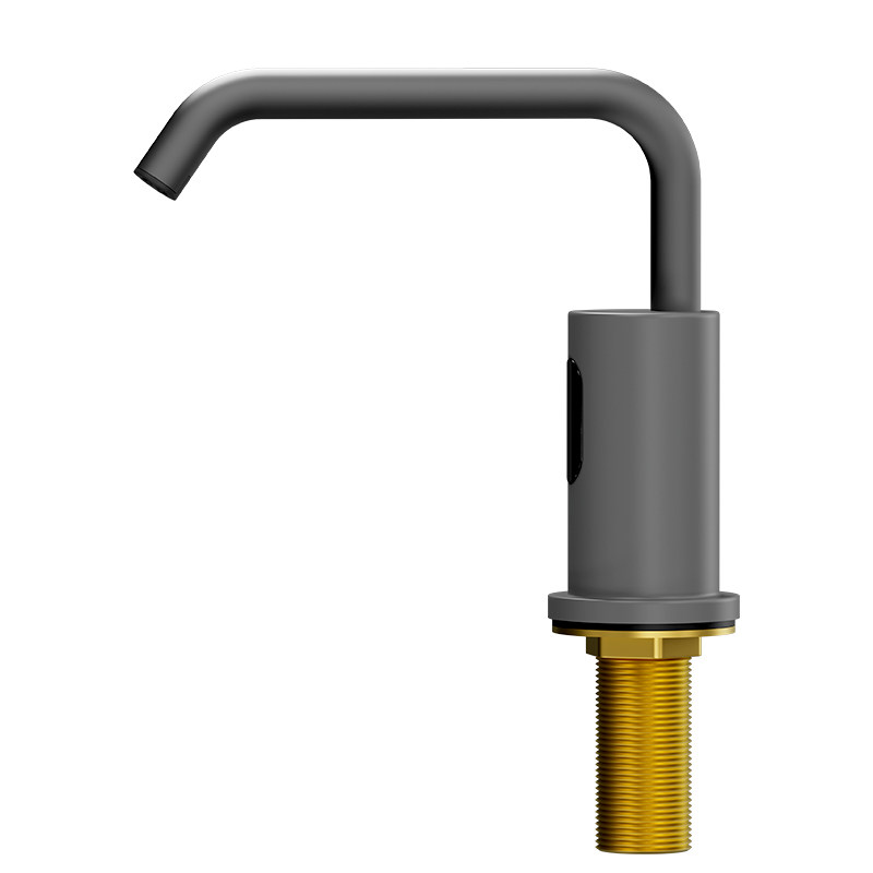 枪灰洗手池台面水龙头式感应皂液器卫生间台盆自动泡沫洗手液机器,淘宝优惠券,粉丝福利购,淘宝优惠卷