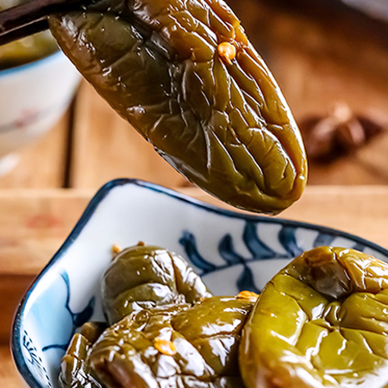 锦州百合小菜酱油椒东北特产爽辣港椒辣椒咸菜大全酱腌菜下饭菜-图0