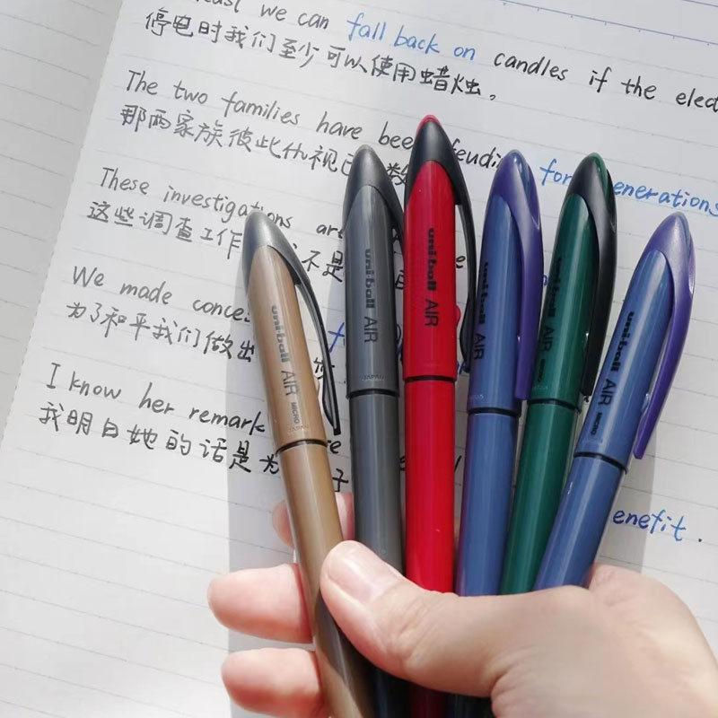 日本三菱uni中性笔国潮限定黑科技UBA-188C直液式签字笔可控粗细 - 图1