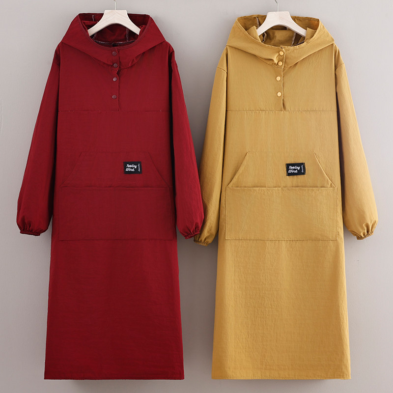 长袖爆款加长罩衣围裙多口袋男女围裙防溅水防油污厨房做饭工作服,淘宝优惠券,粉丝福利购,淘宝优惠卷