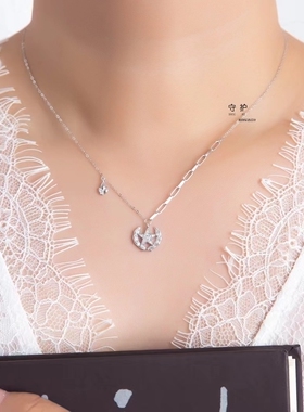 五角星橄榄枝军嫂S925纯银项链兵哥哥送女友军旅原创异地情侣首饰