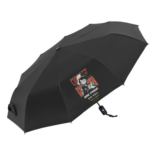 海贼王晴雨伞路飞索隆乔巴罗航海学生黑胶防晒全自动太遮阳伞两用 - 图0