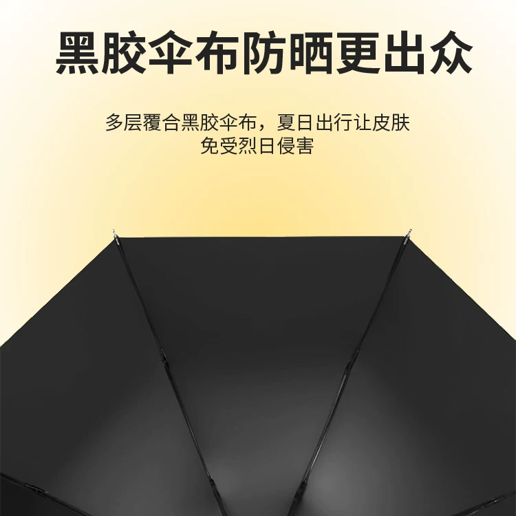 Cartoon automatic umbrella solar-powered for students, fully automatic, sun protection