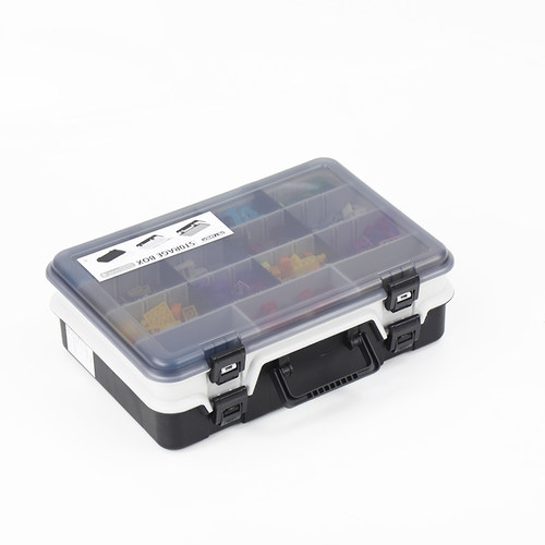 垂钓鱼工具盒路亚盒小配件盒渔具收纳盒配件收纳箱假饵箱路亚饵盒 - 图0