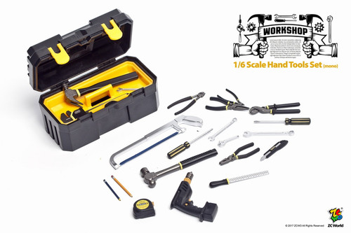 现货 佳偶模玩 ZCWO 1/6 铁人兄弟潮流手工工具套装 工具箱 2款色 - 图0