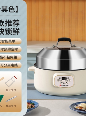 志高304加高电蒸锅多功能家用大