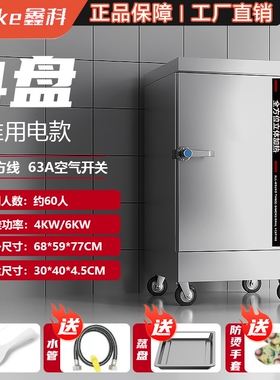 蒸箱饭柜商用电蒸箱燃气蒸饭车家