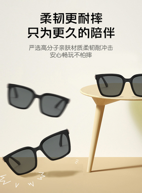 儿童方框偏光太阳镜学生户外遮阳