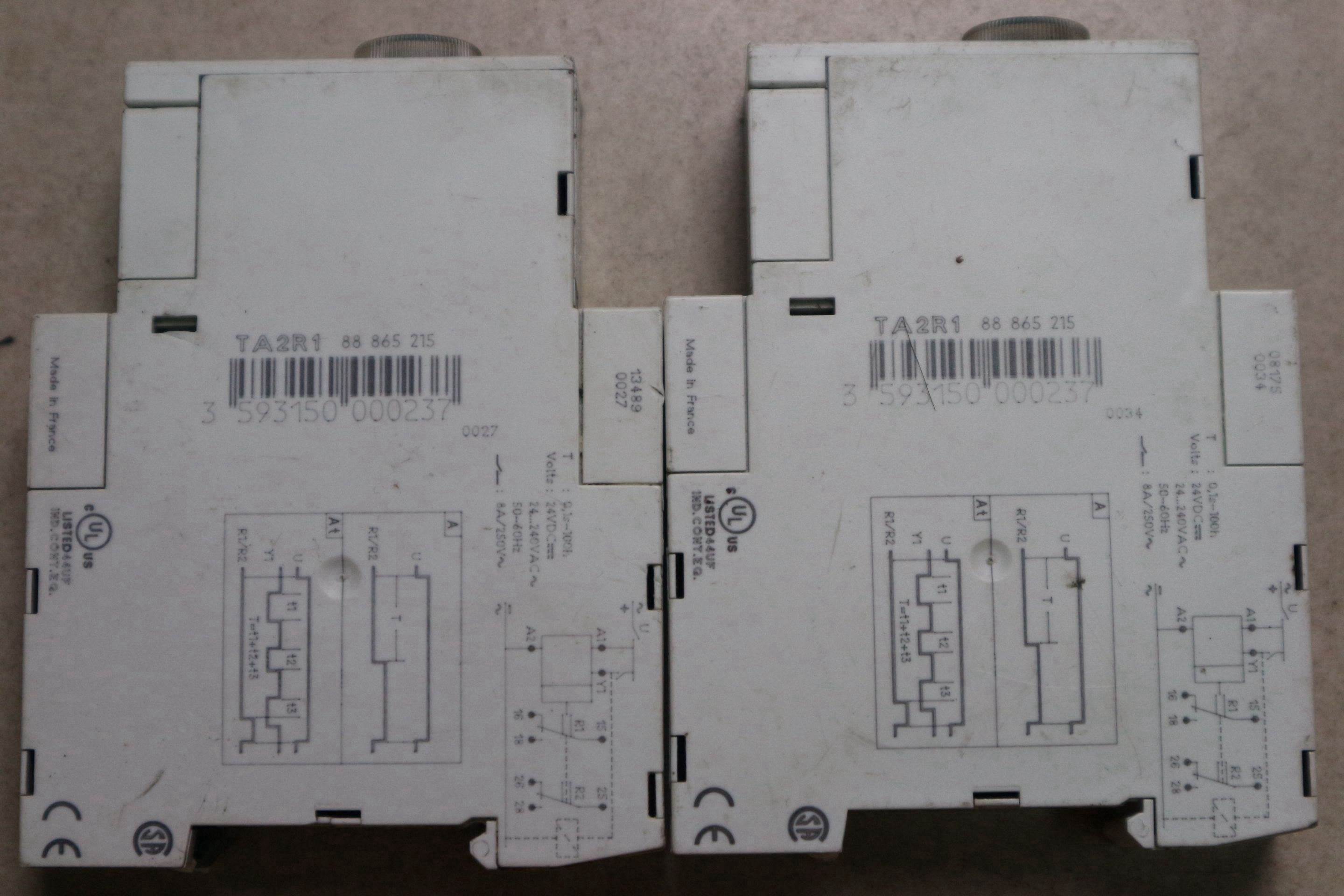 二手正品 高诺斯 CROUZET 多功能时间继电器 TU2R1  TA2R1  现货 - 图0