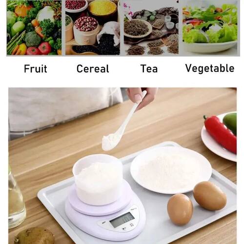 LED Electronic Scales 5kg/1g Food Coffee Balance Measuring W - 图1