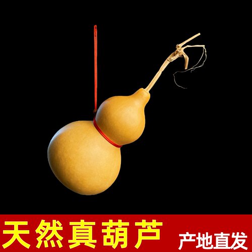 天然文玩真大小开口葫芦挂件龙头饰风镇入户门招把玩件水财宅摆件 - 图2