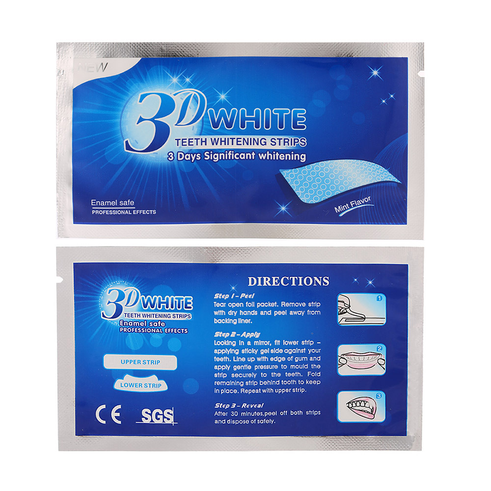 28 Pcs 3D Teeth Whitening Strips Tooth Rapid Bleaching美牙贴 - 图2