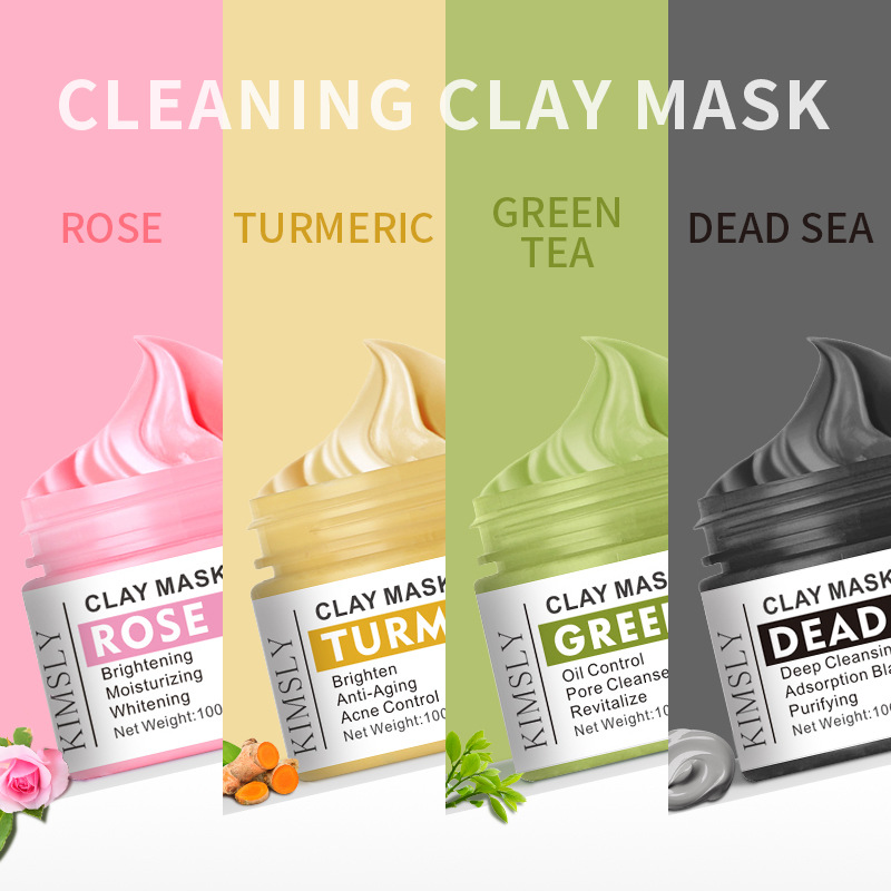 Clay Mask Vegan Face Mask for facial treatment gifts泥膜面膜 - 图0