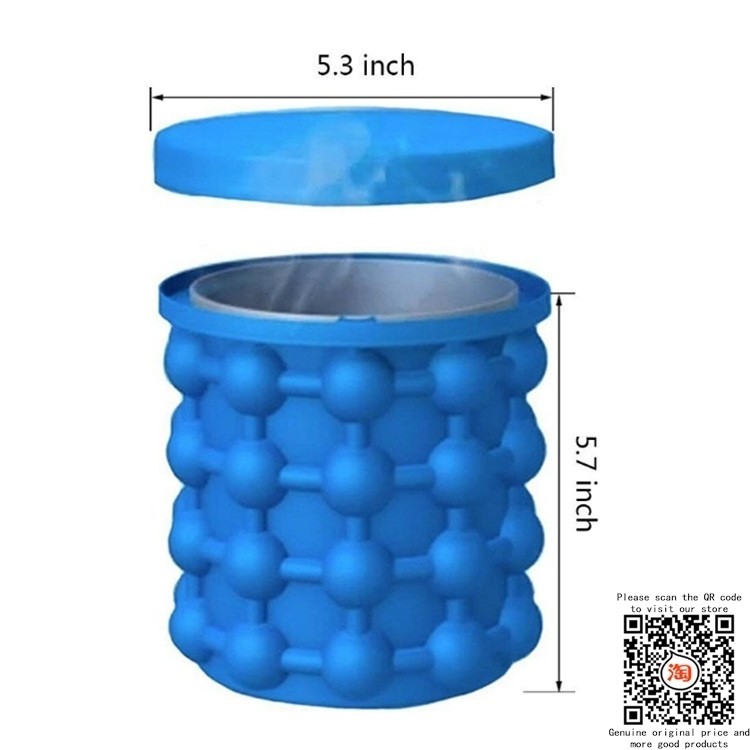 Ice Cube Mold Ice Trays Large Silicone Ice Bucket Ice Cube冰 - 图2