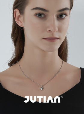JUTIAN925银女简约项链