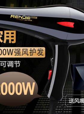 人杰吹风机家用大功率电吹风专业