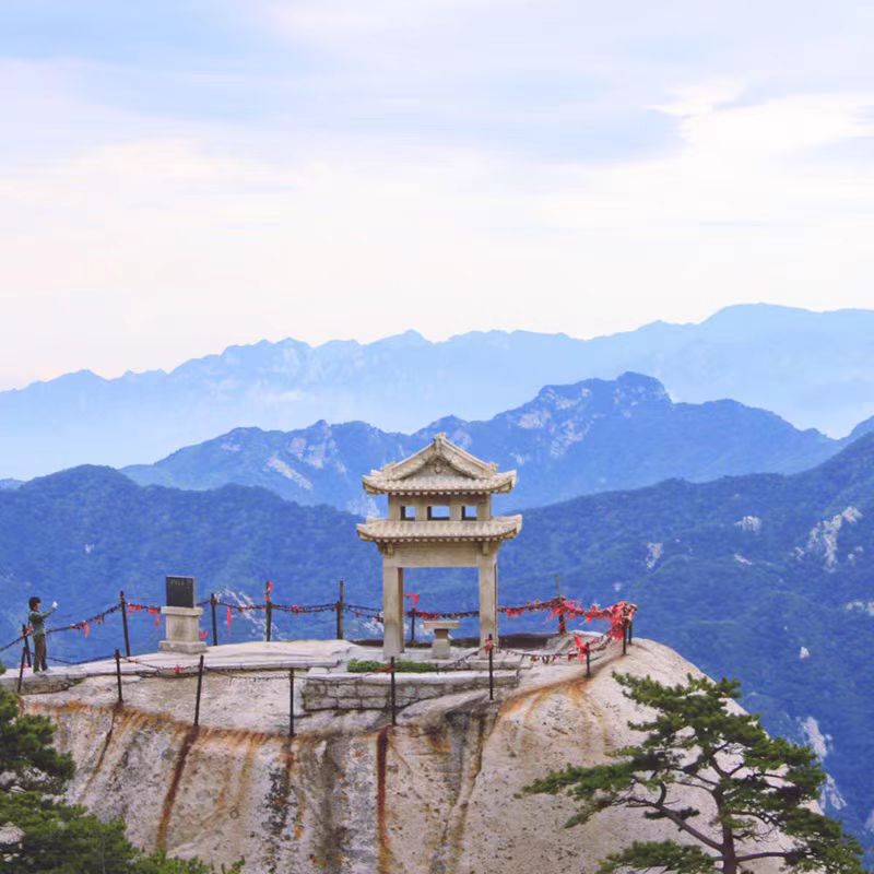 【华山一日游】西安旅游纯玩含门票往返索道西峰北峰进山车包正餐 - 图1