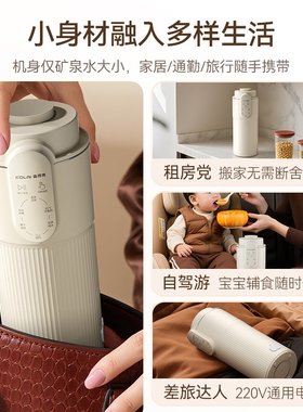 富得莱家用多功能迷你小型破壁便