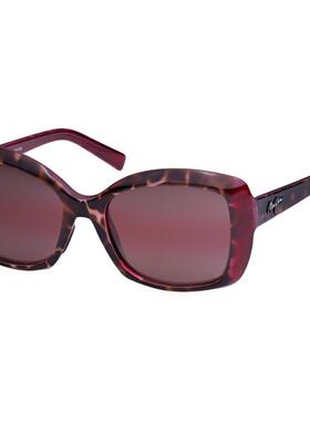 代购MauiJim男女太阳镜偏光防紫外线清晰视野抗眩光纹紫红色