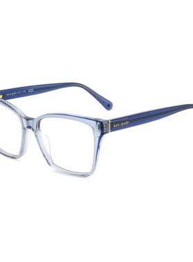 代购kate spade女士眼镜框猫眼塑料全框蓝色日常通勤眼镜架
