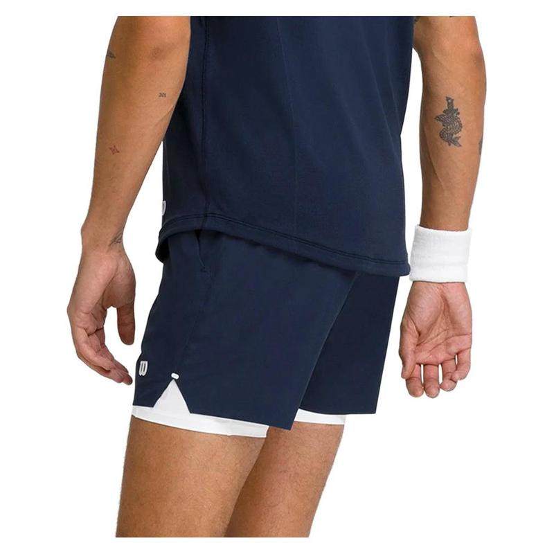 代购Wilson男士网球短裤四向拉伸侧边开衩弹性舒适耐久缝线,淘宝优惠券,粉丝福利购,淘宝优惠卷